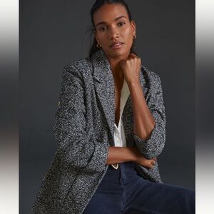 Anthropologie Avec Les Filles Women's Gray Teeed Jacket. New with Tags, Size M.